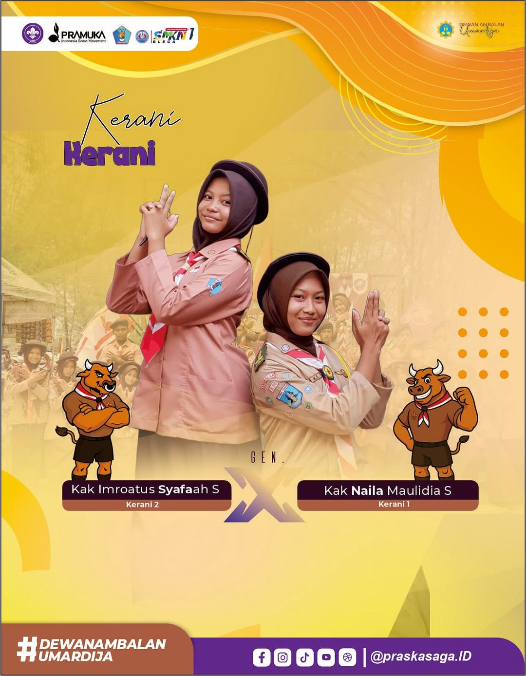 Foto Kak Imrotus Syafaah S & Kak Naila Maulidia S